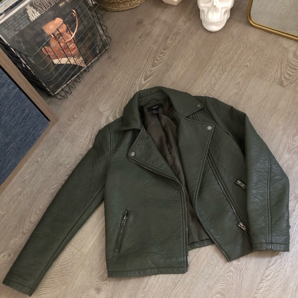 Faux Leather Jacket